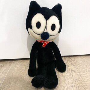 Vintage Felix The Cat Productions, Stuffed Plush Animal Toy Korea 1982 -  16" ta
